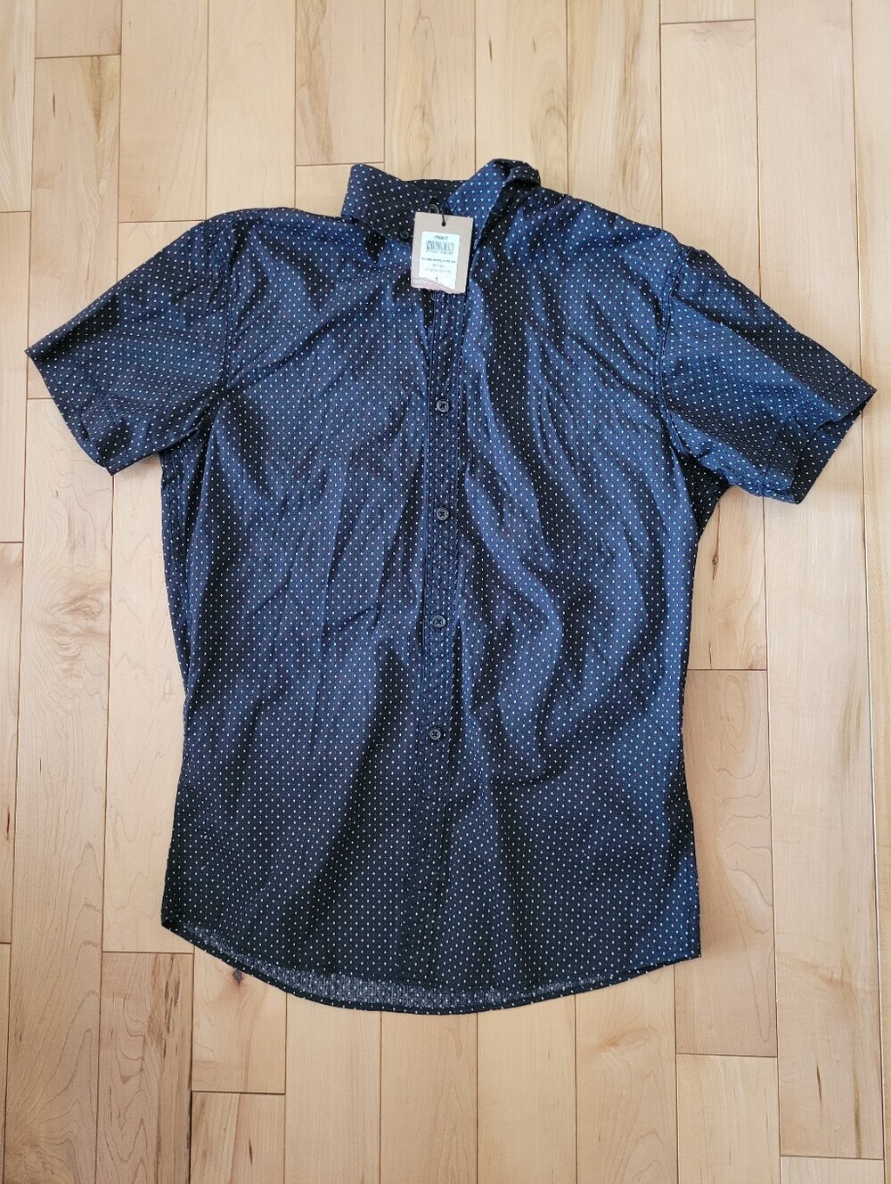 Brand new Produkt men's size small navy short sleeve button up shirt